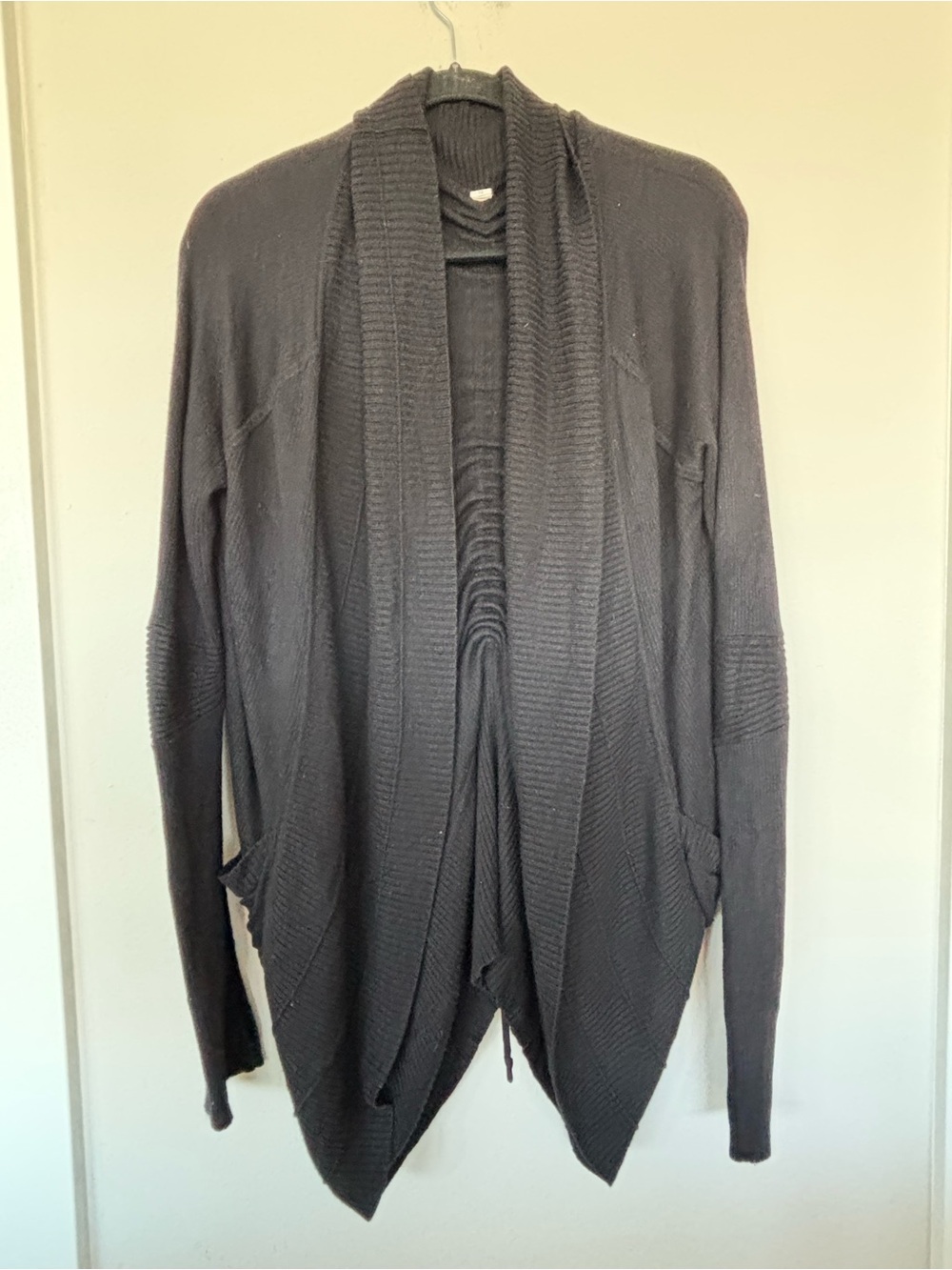 lululemon athletica Black Knit Cardigan Sweater